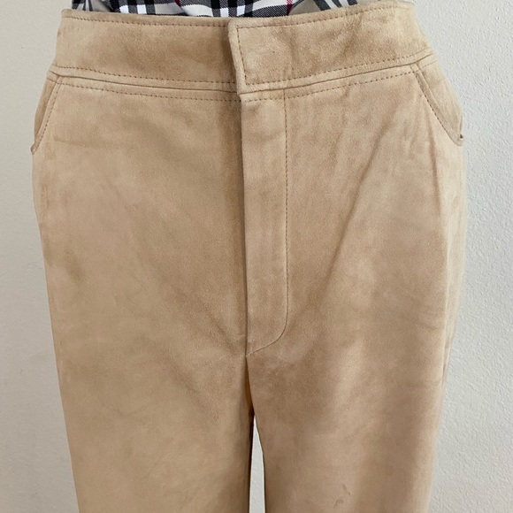 Escada Suede Straight Boot Pants - Picture 13 of 16